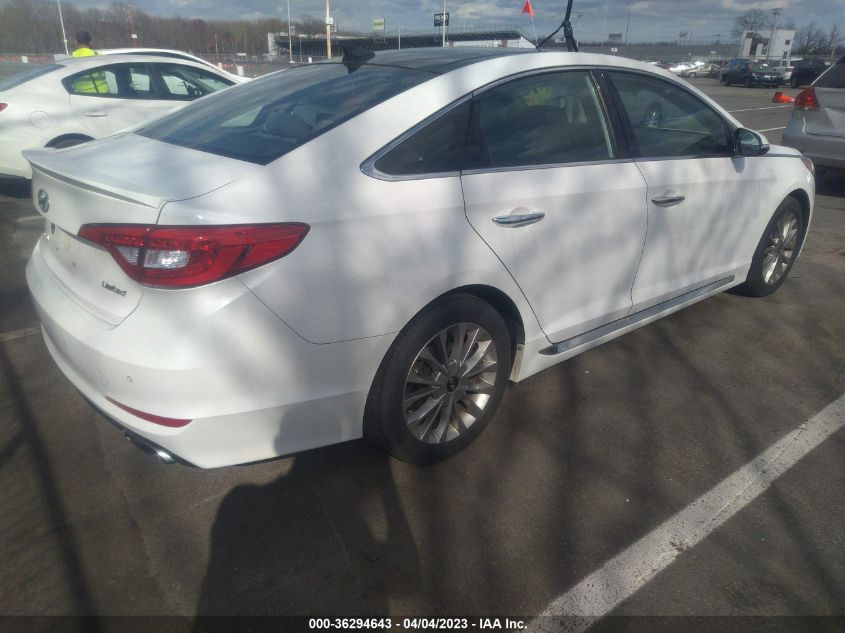 2015 HYUNDAI SONATA 2.4L LIMITED - 5NPE34AF7FH038019