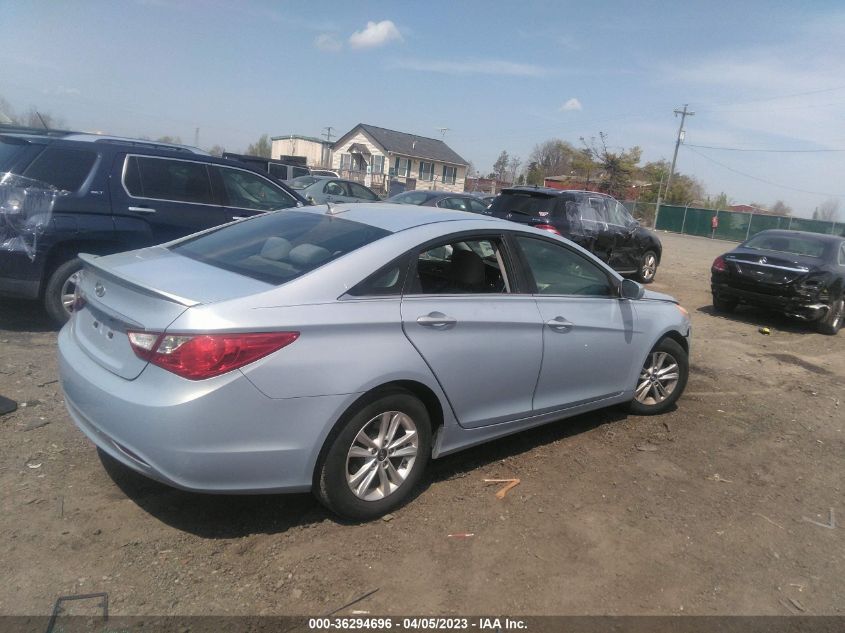 2013 HYUNDAI SONATA GLS PZEV - 5NPEB4AC4DH740157