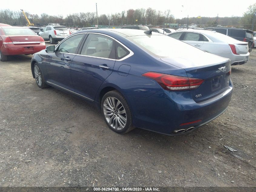 2017 GENESIS G80 5.0L ULTIMATE KMHGN4JFXHU214035