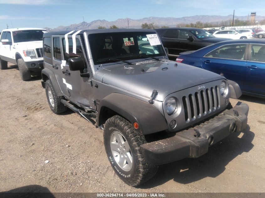 2015 JEEP WRANGLER UNLIMITED SPORT - 1C4BJWDG3FL762410