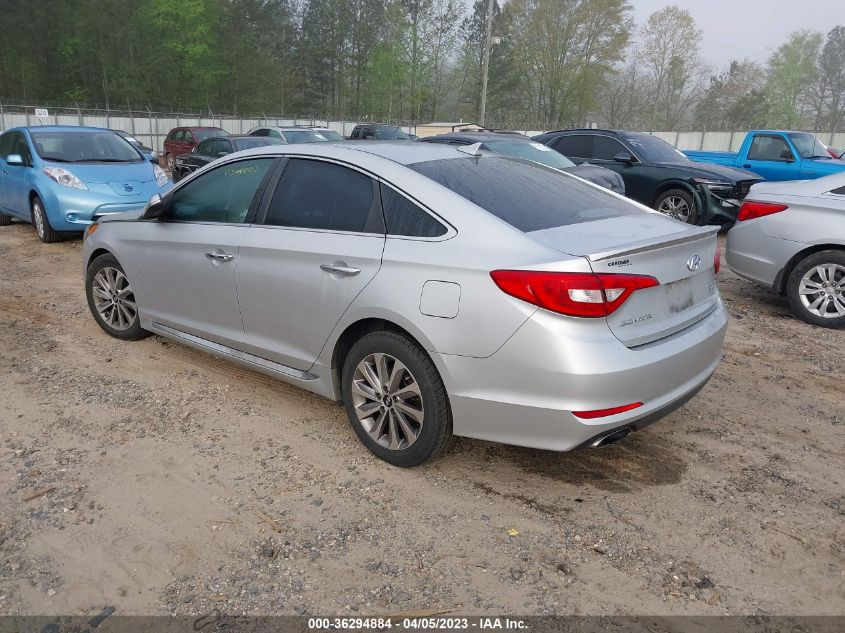 2017 HYUNDAI SONATA SPORT - 5NPE34AF8HH467480