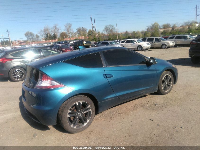 2014 HONDA CR-Z EX JHMZF1D68ES002096