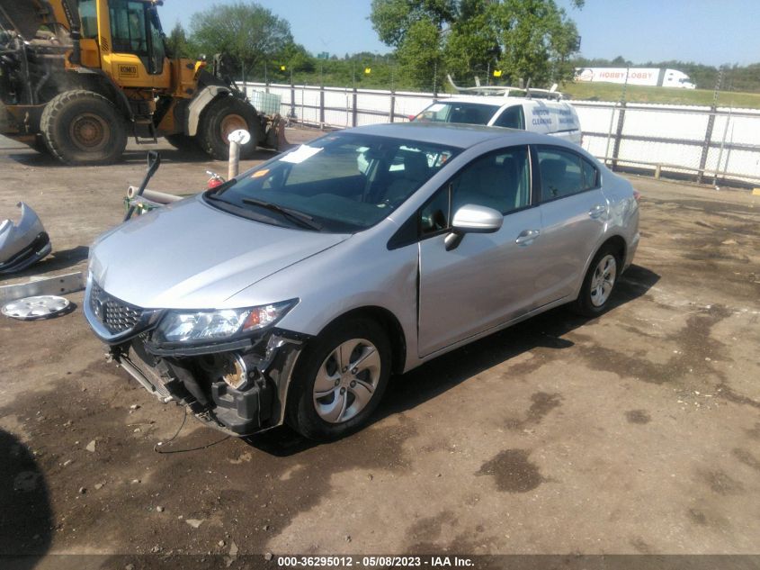 2015 HONDA CIVIC SEDAN LX - 2HGFB2F56FH566625