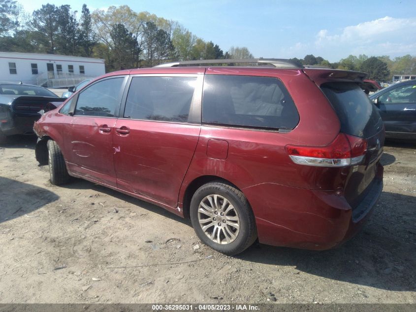 2013 TOYOTA SIENNA XLE AAS/XLE/LTD - 5TDYK3DC1DS390239