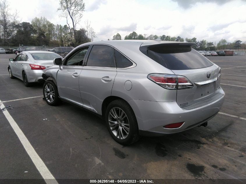 2013 LEXUS RX 450H JTJZB1BA6D2410287