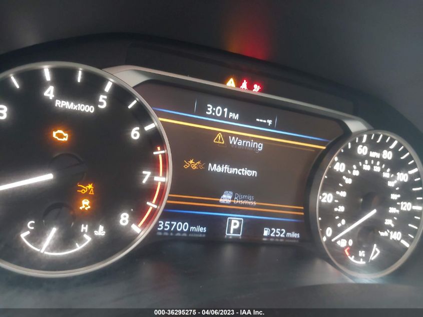 2019 NISSAN ALTIMA 2.5 SV - 1N4BL4DV3KN308563