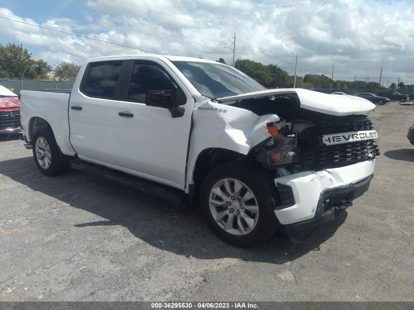 1GCPWBEHXMZ129971 CHEVROLET SILVERADO 1500 CUSTOM 2021