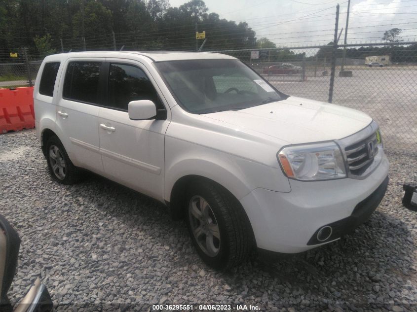 2013 HONDA PILOT EXL - 5FNYF4H58DB04837