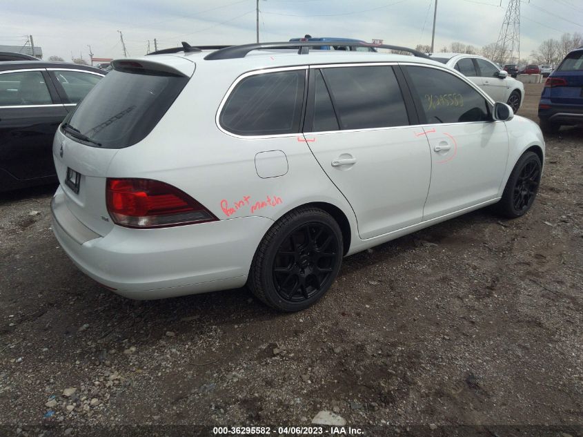 2014 VOLKSWAGEN JETTA SPORTWAGEN TDI W/SUNROOF - 3VWPL7AJ6EM619130