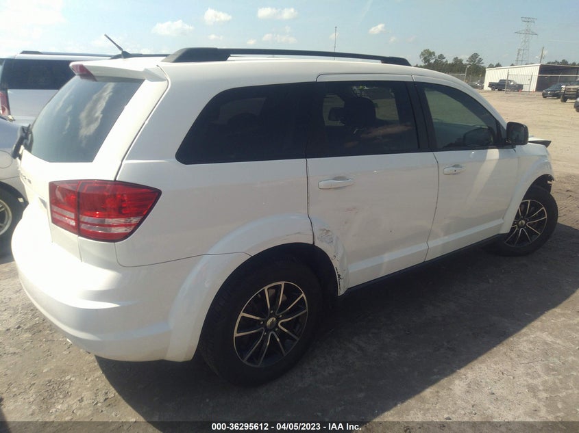 VIN 3C4PDCAB7JT167349 2018 DODGE JOURNEY SE