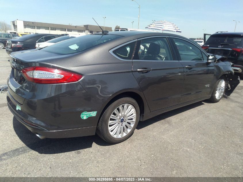 2016 FORD FUSION ENERGI SE LUXURY - 3FA6P0PU2GR229097