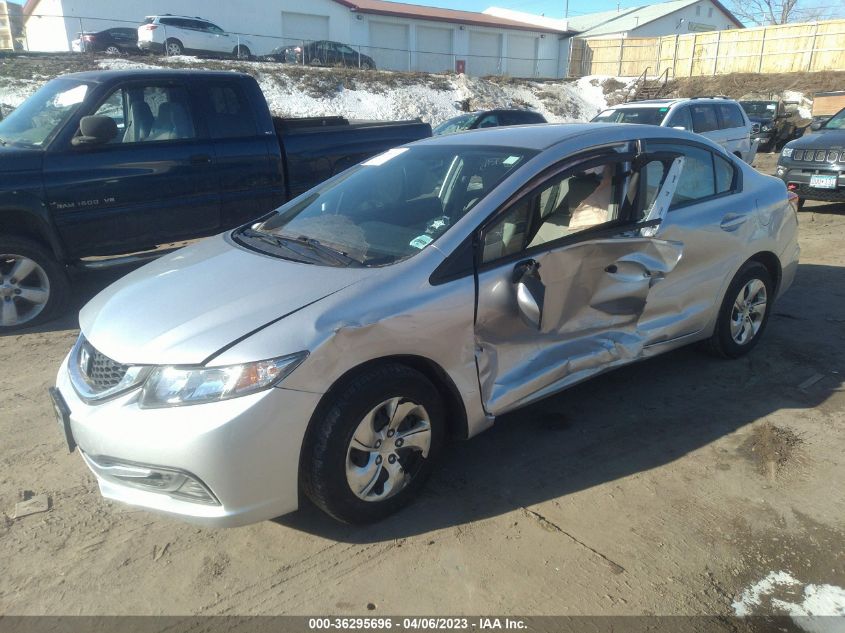2015 HONDA CIVIC SEDAN LX - 19XFB2F50FE096702