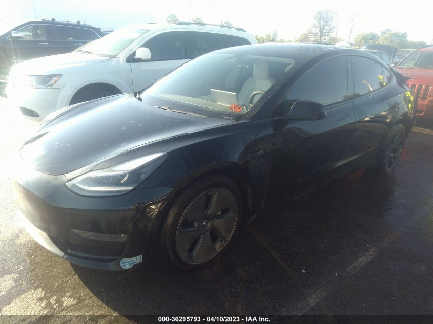 2021 TESLA MODEL 3 LONG RANGE - 5YJ3E1EB4MF936984