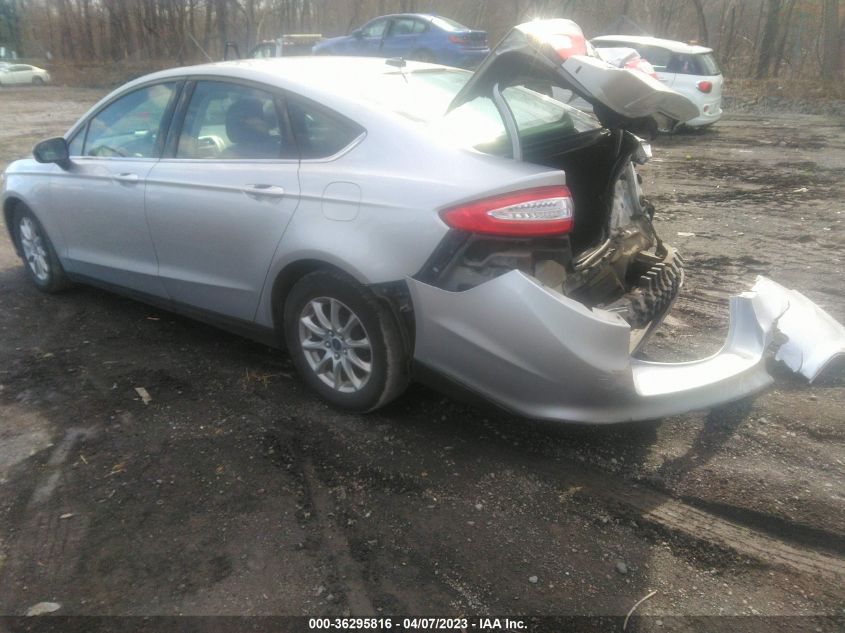 2016 FORD FUSION S - 3FA6P0G7XGR147516