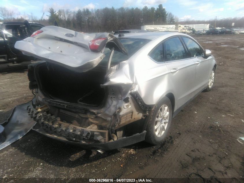 2016 FORD FUSION S - 3FA6P0G7XGR147516