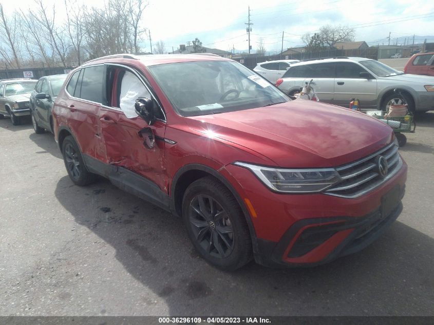 2022 VOLKSWAGEN TIGUAN SE - 3VV2B7AX2NM035720