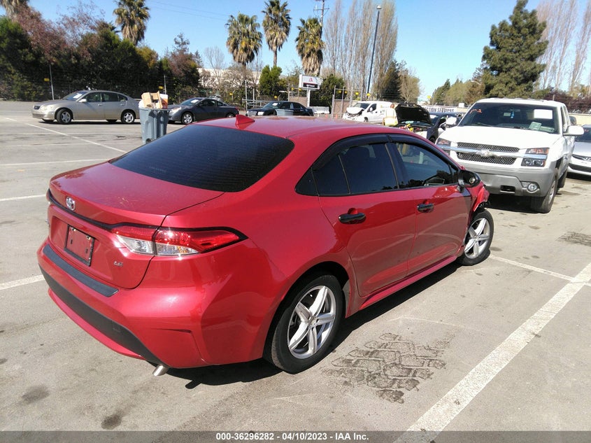 VIN JTDEPRAE7LJ013374 2020 TOYOTA COROLLA LE