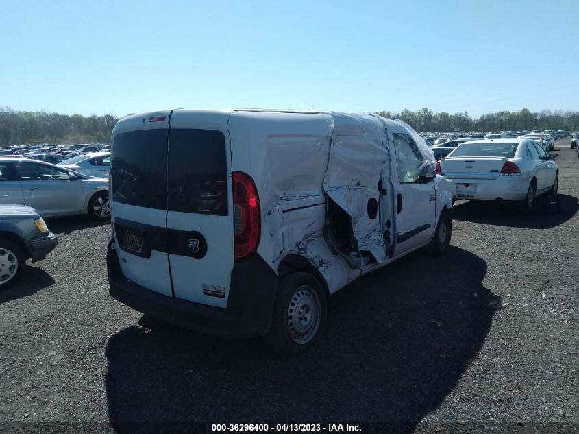 2015 RAM PROMASTER CITY CARGO VAN TRADESMAN - ZFBERFAT2F6A28434