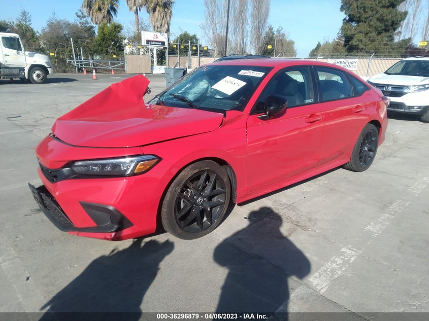 VIN 2HGFE2F52PH505846 2023 HONDA CIVIC SEDAN SPORT