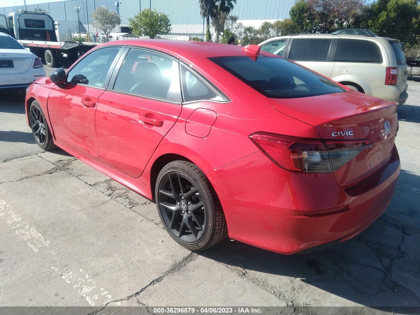 VIN 2HGFE2F52PH505846 2023 HONDA CIVIC SEDAN SPORT