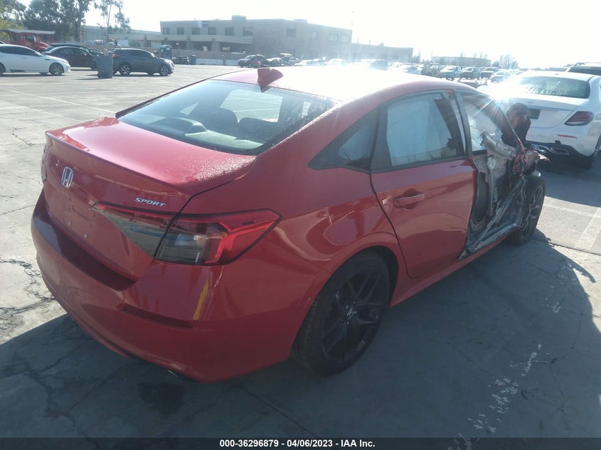 VIN 2HGFE2F52PH505846 2023 HONDA CIVIC SEDAN SPORT