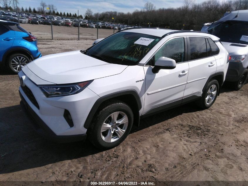 2021 TOYOTA RAV4 HYBRID XLE - 4T3RWRFV4MU040242