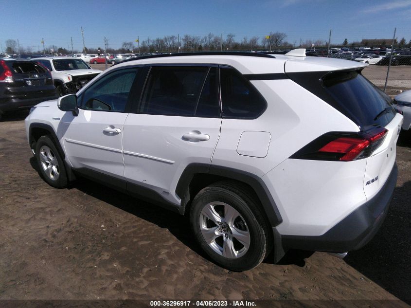 2021 TOYOTA RAV4 HYBRID XLE - 4T3RWRFV4MU040242