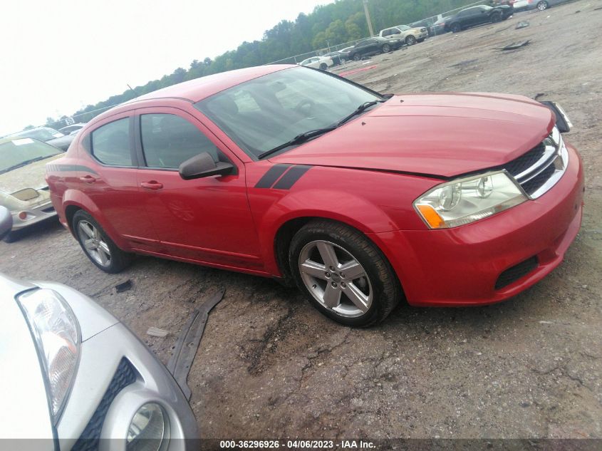 2013 DODGE AVENGER SE - 1C3CDZAB8DN642789