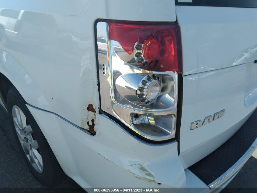 2014 RAM CARGO VAN TRADESMAN 2C4JRGAG7ER148383