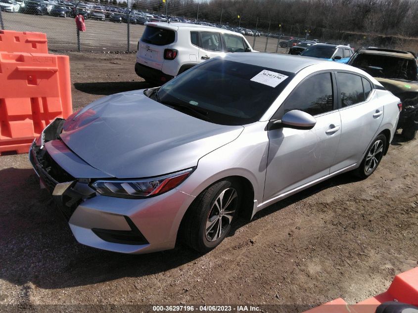 2022 NISSAN SENTRA SV - 3N1AB8CV0NY268888