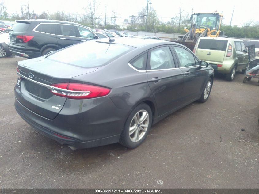 2018 FORD FUSION SE - 3FA6P0HDXJR266288