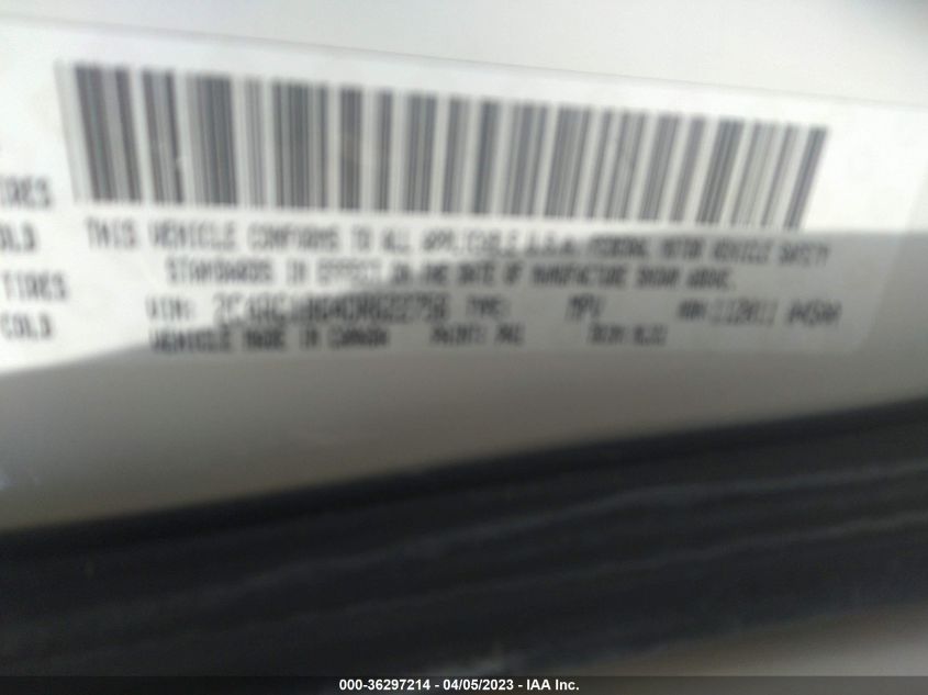 2013 CHRYSLER TOWN & COUNTRY TOURING - 2C4RC1BG4DR622756