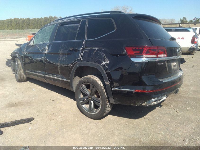 2021 VOLKSWAGEN ATLAS 3.6L V6 SE W - 1V2RR2CA3MC539535
