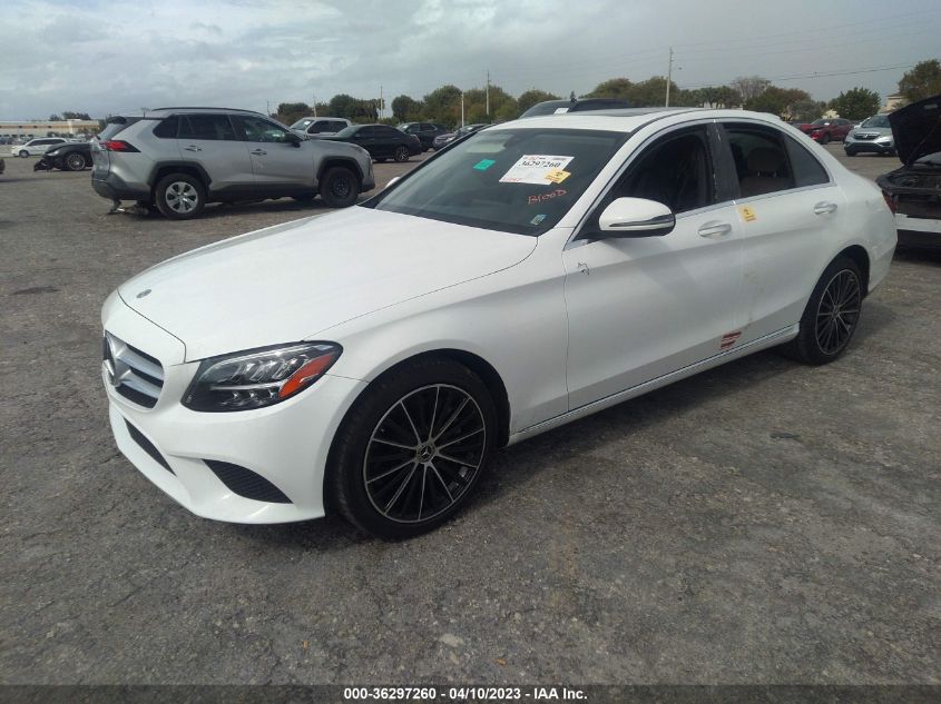 2021 MERCEDES-BENZ C-CLASS C 300 - W1KWF8DB3MR622991