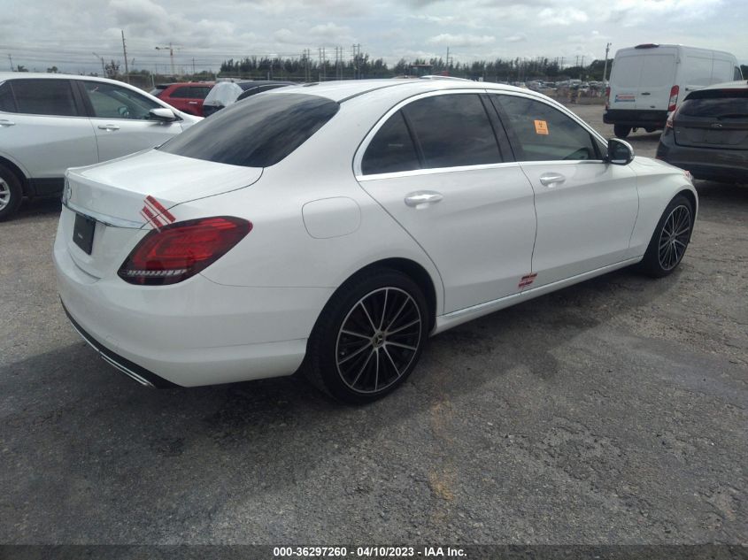 2021 MERCEDES-BENZ C-CLASS C 300 - W1KWF8DB3MR622991