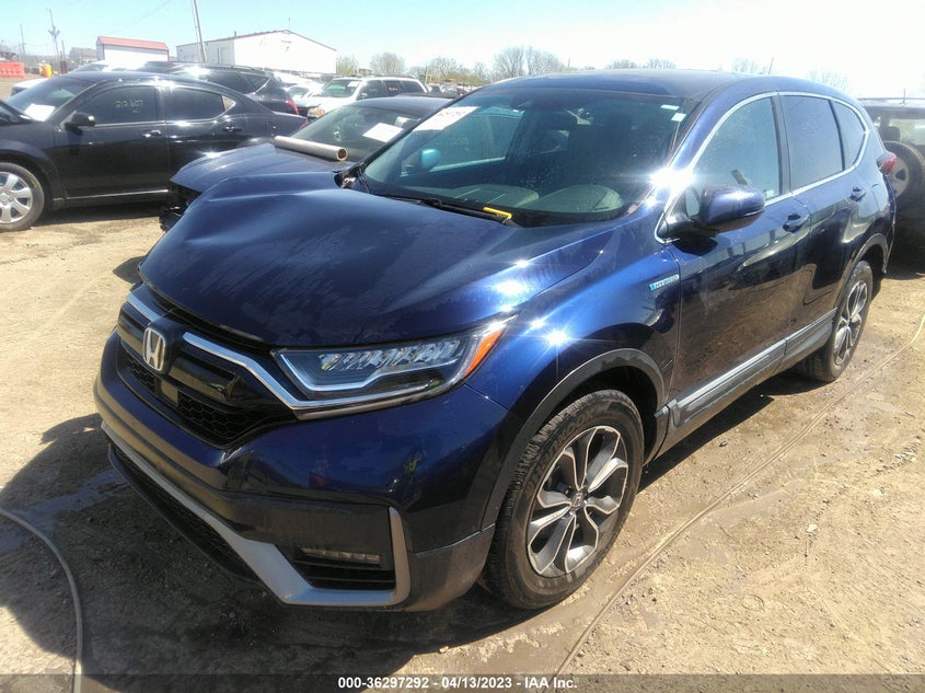 VIN 7FART6H50ME023825 2021 HONDA CR-V HYBRID EX