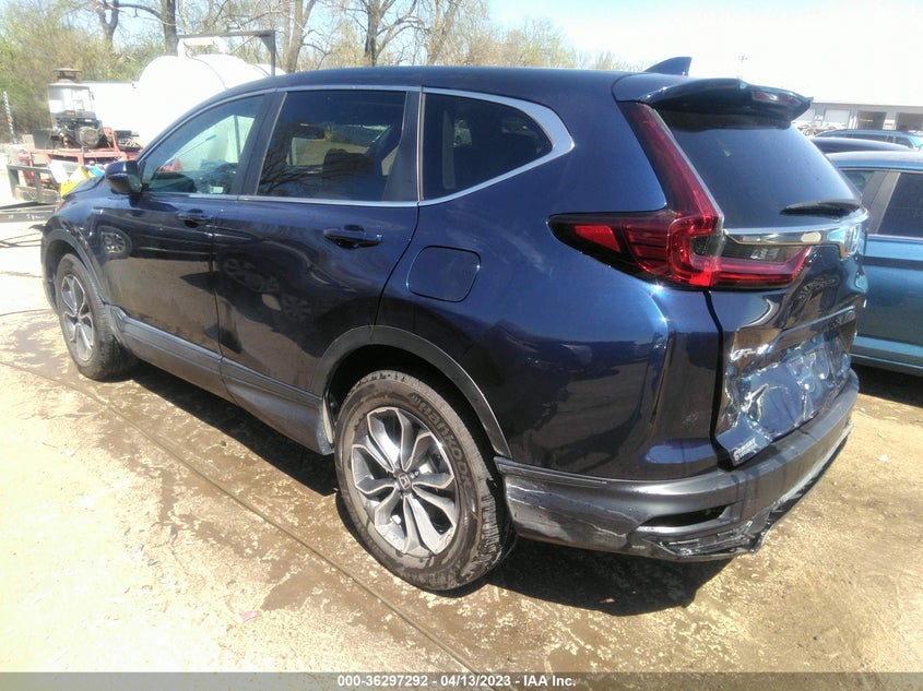 VIN 7FART6H50ME023825 2021 HONDA CR-V HYBRID EX
