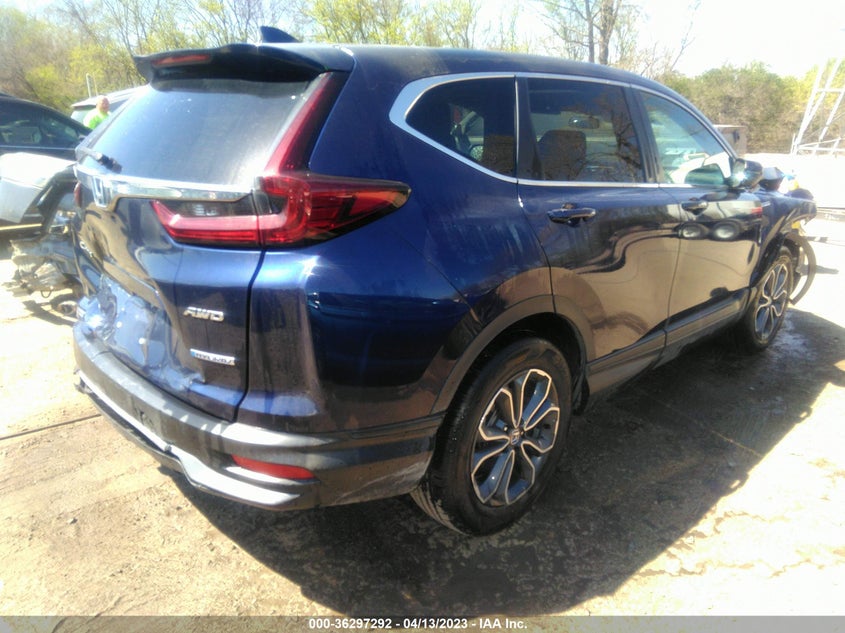 VIN 7FART6H50ME023825 2021 HONDA CR-V HYBRID EX