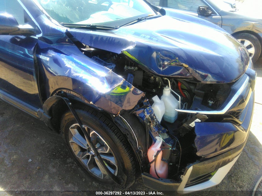 VIN 7FART6H50ME023825 2021 HONDA CR-V HYBRID EX
