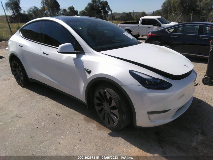 2022 TESLA MODEL Y PERFORMANCE - 7SAYGDEF5NF496914