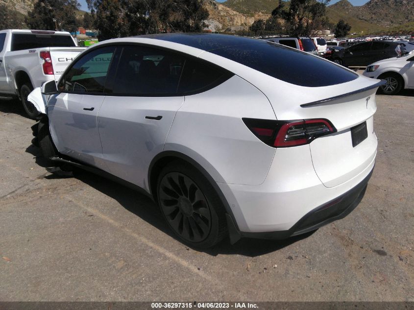 2022 TESLA MODEL Y PERFORMANCE - 7SAYGDEF5NF496914