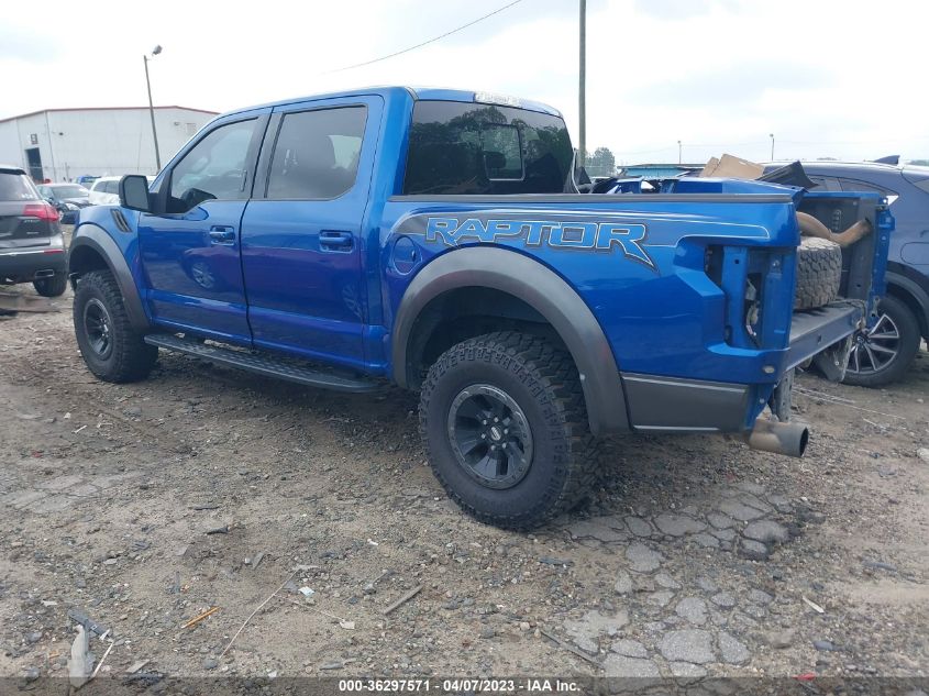 2017 FORD F-150 RAPTOR - 1FTFW1RG3HFA25501