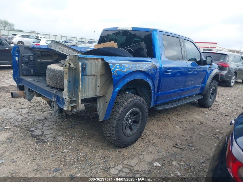 2017 FORD F-150 RAPTOR - 1FTFW1RG3HFA25501