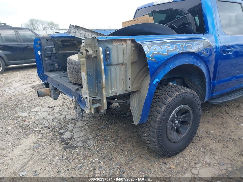 2017 FORD F-150 RAPTOR - 1FTFW1RG3HFA25501