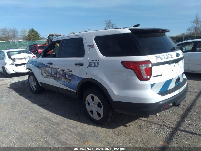 2018 FORD POLICE INTERCEPTOR - 1FM5K8AR3JGB68859