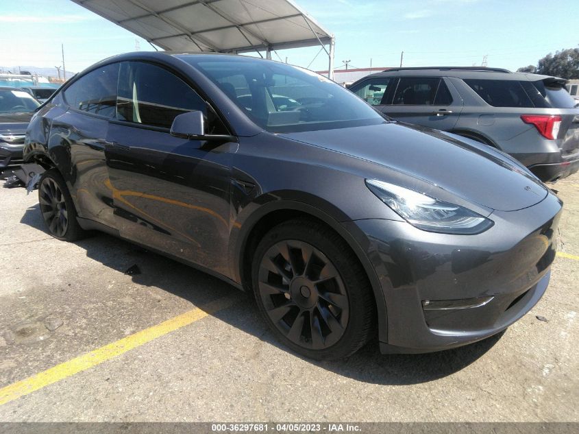 2022 TESLA MODEL Y LONG RANGE - 7SAYGDEE0NF492261