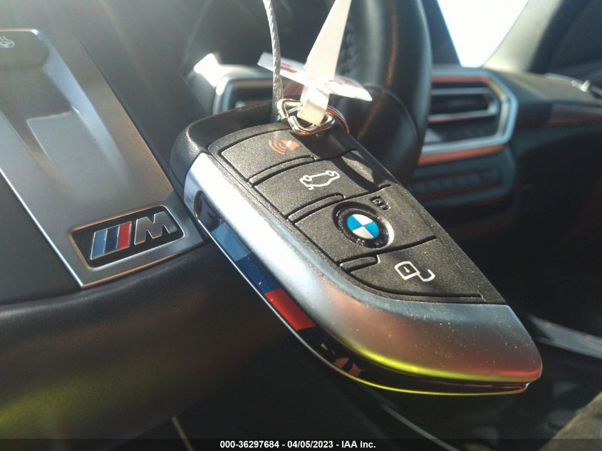 2022 BMW X3 SDRIVE30I - 5UX43DP06N9K83995