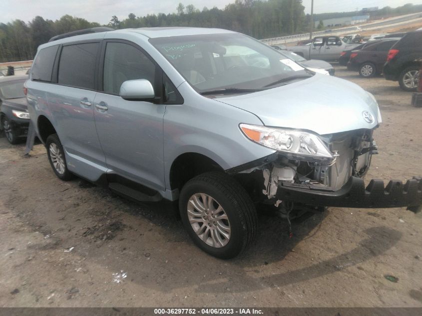 2015 TOYOTA SIENNA XLE - 5TDYK3DC4FS580071