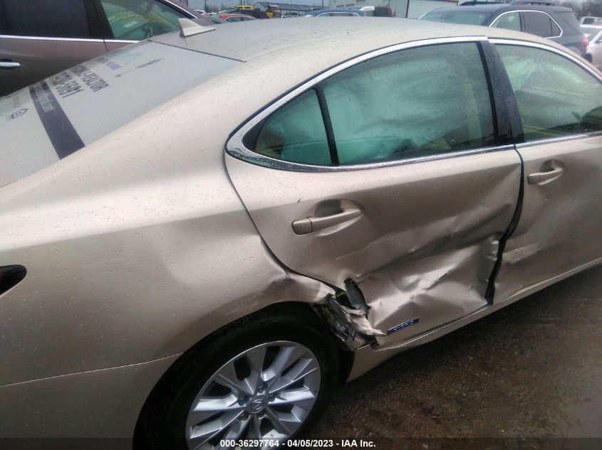 2013 LEXUS ES 300H HYBRID - JTHBW1GGXD2002220