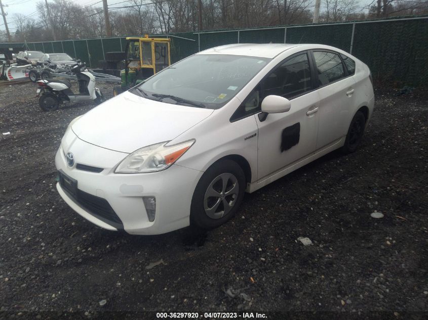 2013 TOYOTA PRIUS ONE/TWO/THREE/FOUR/FIVE - JTDKN3DUXD5634160